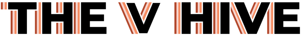 the v hive logo